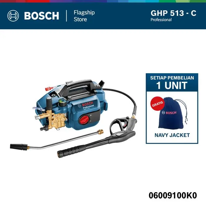 BOSCH Mesin Cuci Kendaraan GHP 5-13 C / High Pressure Washer - 06009100K0