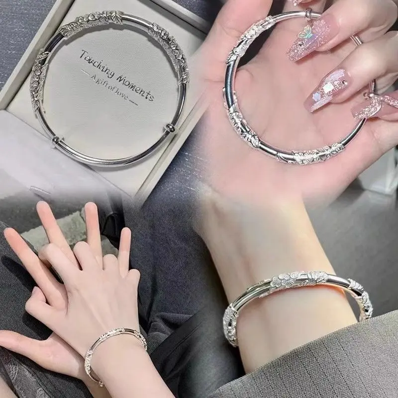 Trang sức tay, Hợp Xu hướng và Sang Trọng, Tươi Mới, dành cho phụ nữ Pin Voi Voan Cao Su Khăn Cua