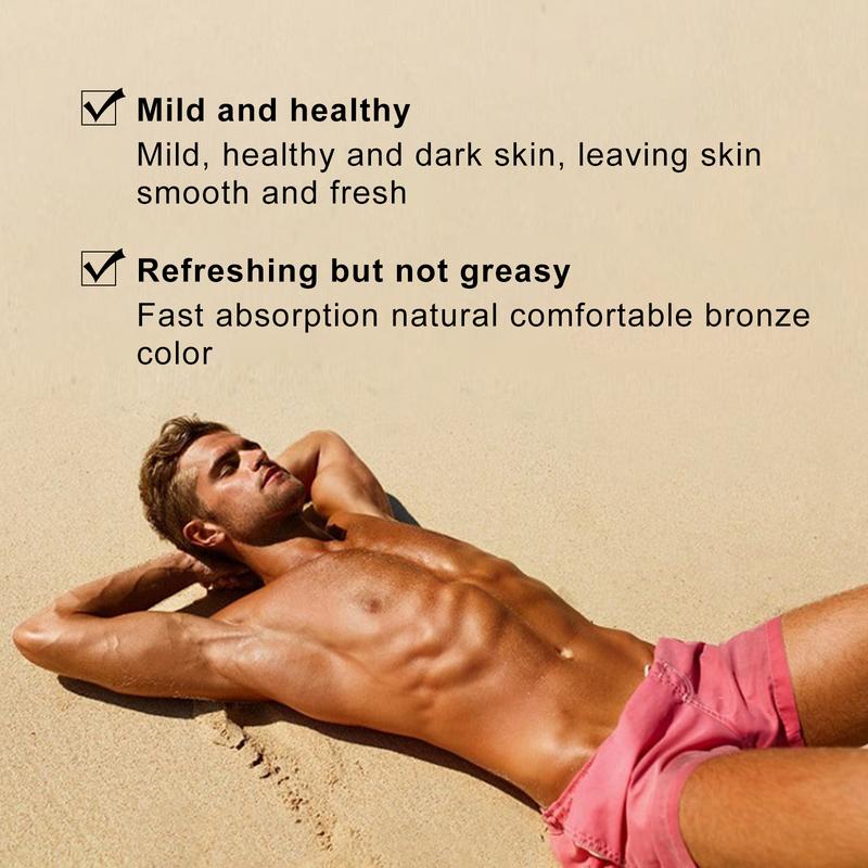 Product Introduction of OUHOE Darkening Cream Aloe Vera Gel Sunburn Repair Gel Summer Beach Bronzer Tanning Booster 3
