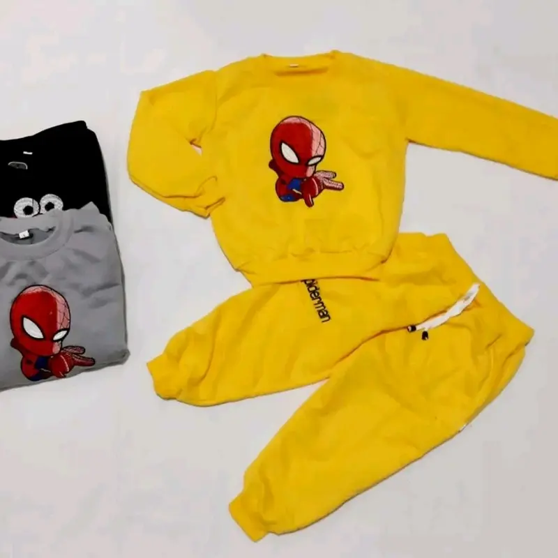 setelan joger spiderman abak laki laki 1-7tahun 1