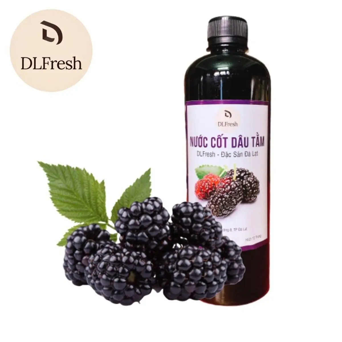 Nước Cốt Dâu Tằm Lên Men DLFresh Dâu Tằm Tươi Lên Men 500ml