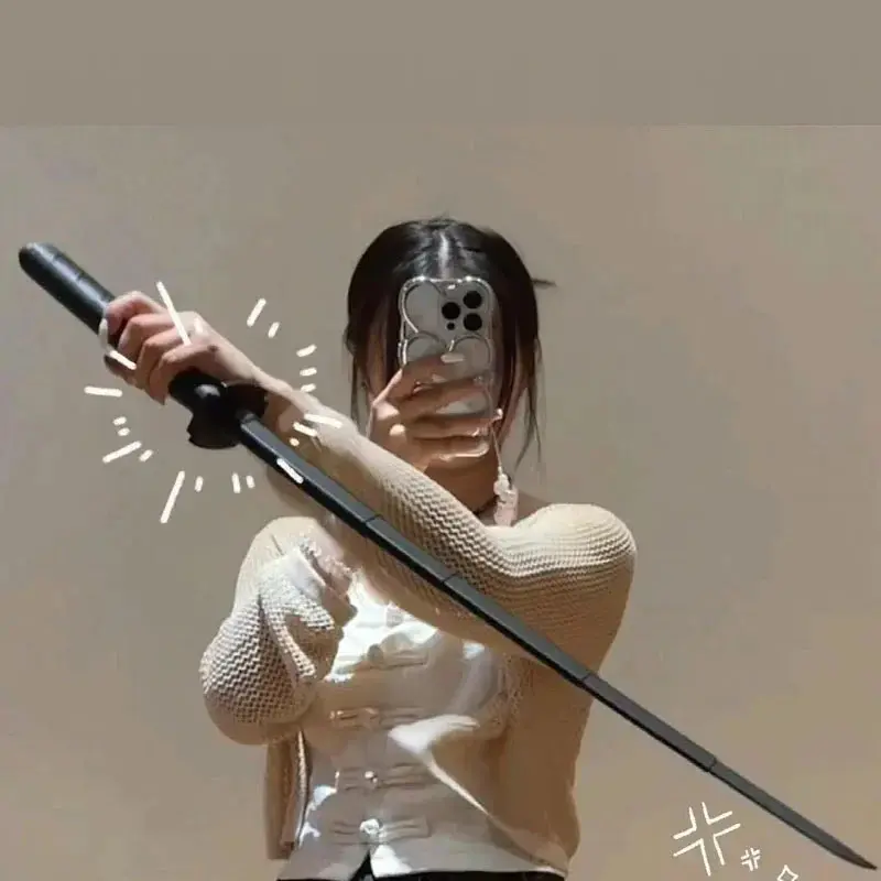 3D kids Gravity Knife Katana Stretchable Cos Decompression Creative Retractable Toy 3D Printing Gravity Sword Gifts For Friend
