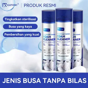 Kathwi Pembersih Busa Multifungsi 500ml untuk Pembersihan Rumah Tangga Cocok untuk Sepatu Sofa Furnitur dan Interior Mobil Tingkatkan Sterilisasi Busa Kaya