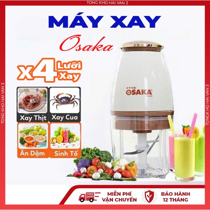 Máy Xay Đa Năng Osaka Máy Say Sinh Tố Máy Xay Thịt Cao Cấp Lưỡi Dao Lớn Không Gỉ