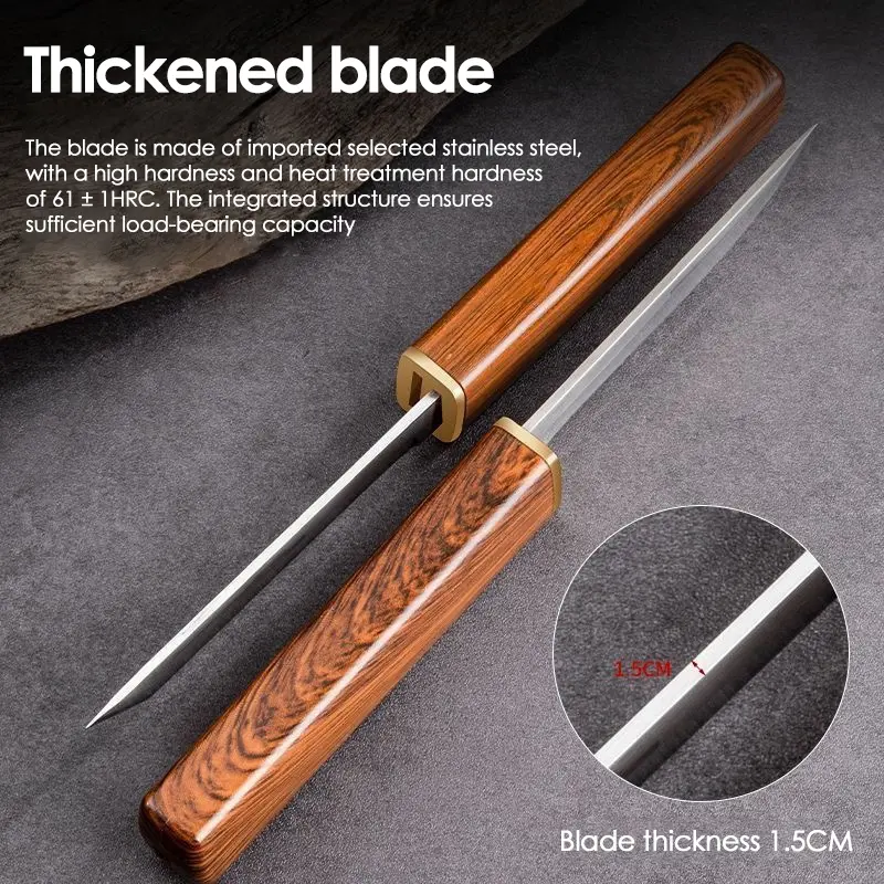 Mandarin Duck Knife 2-in-1 Dragon Phoenix Double Knife Household Small Knife Multi functional Fruit Knife Barbecue Knife
