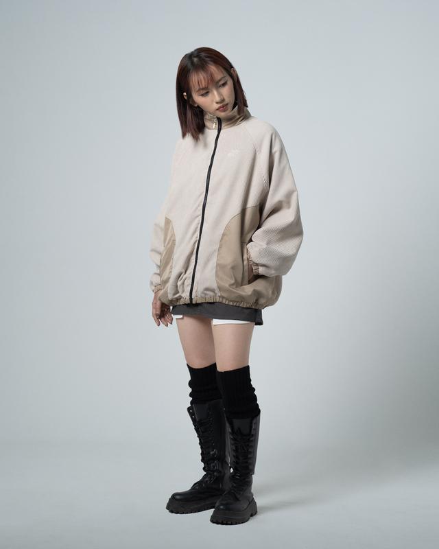 Áo khoác MBC Corduroy Nylon Jacket - Đen/Xám/Be 3