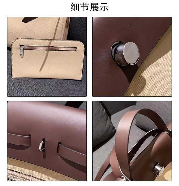 Product Introduction of Summer Women's Shoulder Bag Women's Bag Cross-Border Pu Niche Black High-Grade Tote Bag Messenger Bag Popular Bag 20