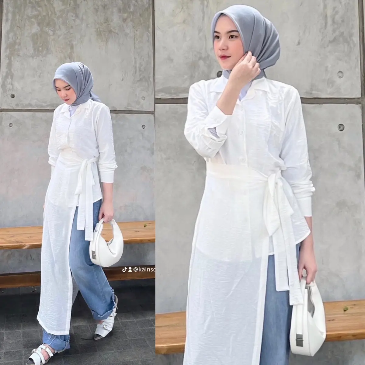 Kainsofficial | Jane Asymmetrical Wrapped Dress | Butik Quality