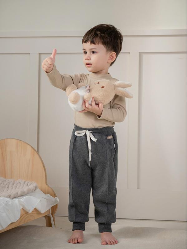 Quần Nỉ Lông Cookie Túi Chéo, Túi Bán Nguyệt Cho Bé Size Từ 1/2-1Y Đến 4-5Y, Chất Nỉ Lông quần  tất