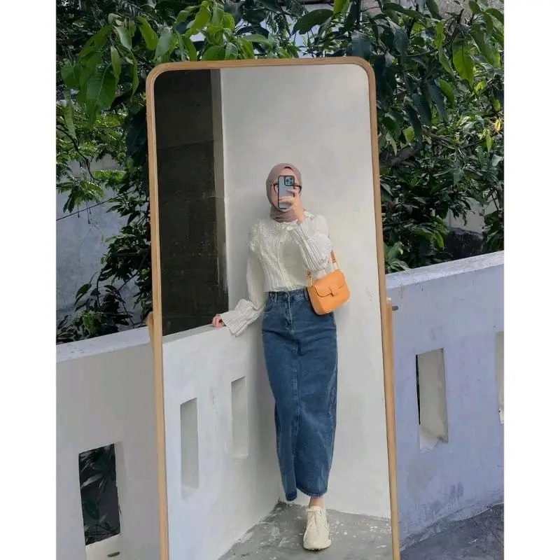 Rok Jeans Thea Scoder Style Korean