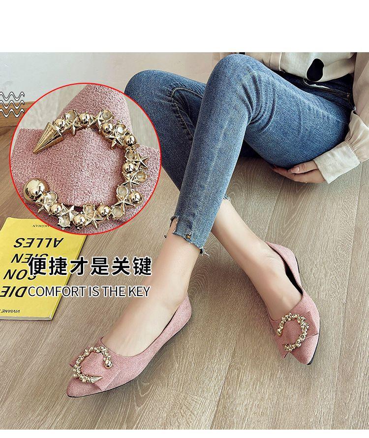 Product Introduction of Giày Đế Bằng, Linh Hoạt, Nữ, Cắt Thấp, Mũi Nhọn, Đế Mềm, Gommino, Thích Hợp Cho Tất Cả Các Mùa, Hàng Mới Về Mùa Thu, Người Có Ảnh Hưởng Trực Tuyến, Giày Cao Gót, 2022 / 24 4