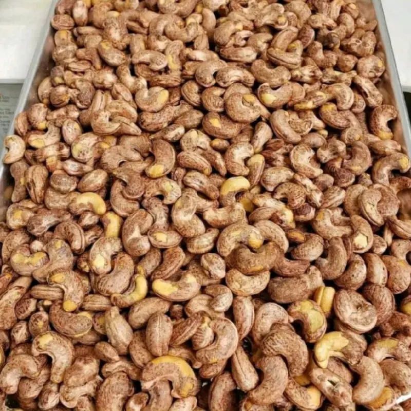 Hạt điều rang muối A cồ Bình Phước hộp 500gr béo thơm ngon Ăn Vặt 6