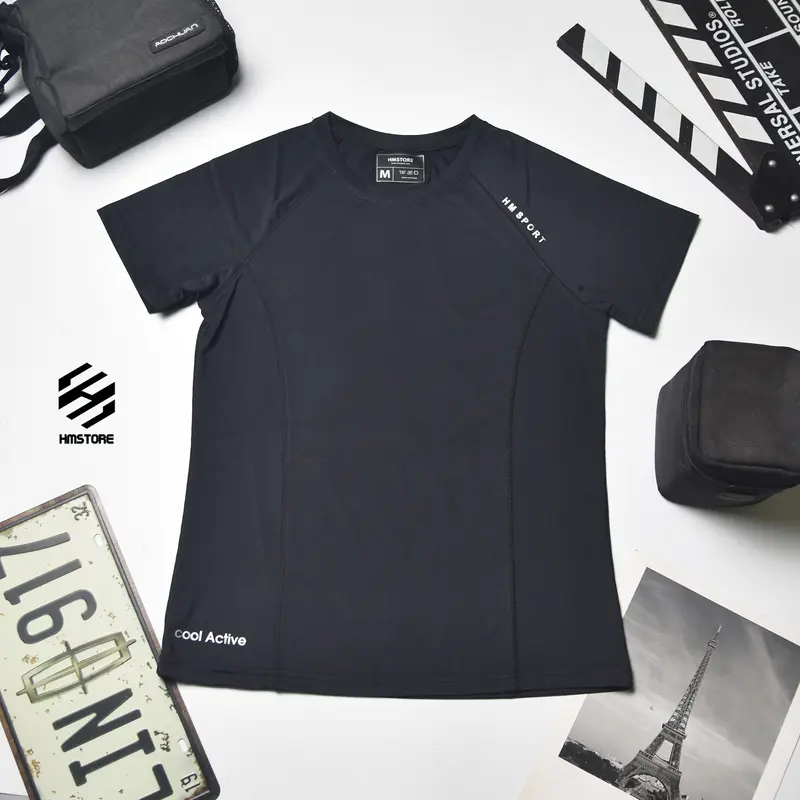 Áo thun thể thao nữ raglan tập gym yoga mã [GY09] chất thun lạnh chính phẩm thấm hút mồ hôi, thoải mái vận động. Top Sport 3