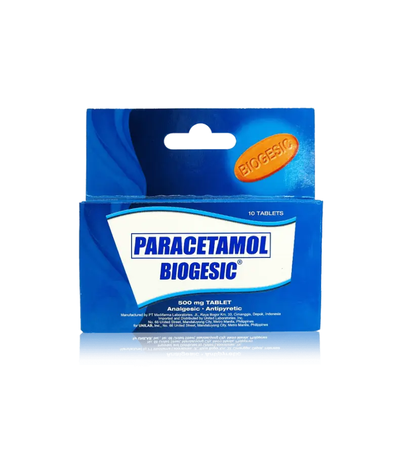 BIOGESIC 500MG 10 Tablets