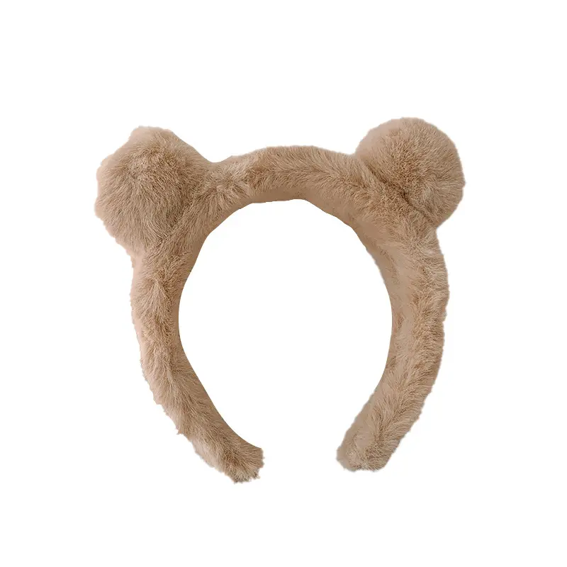 Fluffy Hair Band Bear Stellalou Rabbit Ears Online Celebrities' Cute Cartoon Barrettes Headband Washing Face Hair Band Hair Clip Headdress