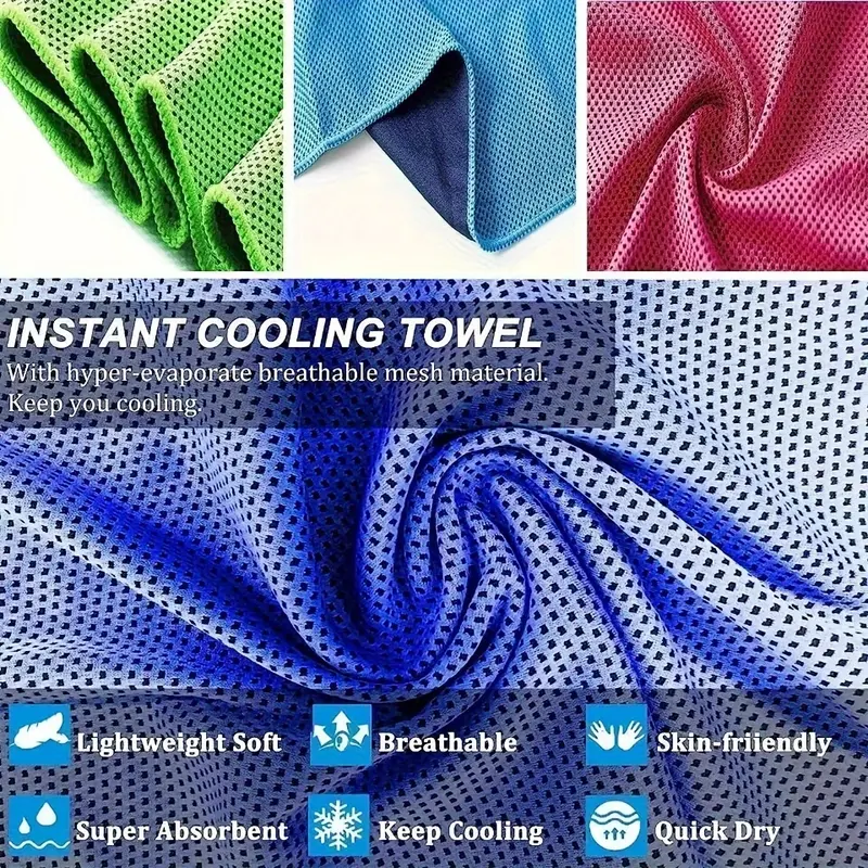 Quick Dry Sports Towel - Ultra Lightweight, Breathable Polyester, Ideal for Camping, Hiking, Yoga, Fitness & Outdoor Activities 7