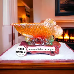 Hiasan Patung Ikan Arwana Hiasan Fengshui Hiasan Rumah Hiasan Toko Hiasan Tempat Usaha Pindah Rumah Patung