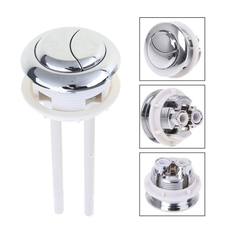 2pcs Round Toilet Tank Flush Button Adjustable Toilet Water Tank Button Double Push Flushing Button Toilet Accessories 7