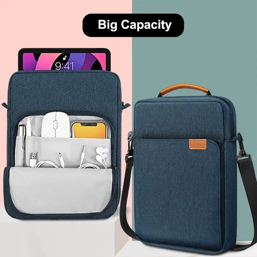 Túi nhiều ngăn, dành cho iPad, iPad Air 13, 2025, M3, Air11, Thế hệ thứ 11, A16, Pro 11, Mini 2024, A17 Pro, 8,3 ", Mini6 Pro 13, 12,9, Air 13, 11, 6, 5, 4, 3Pro 2, 1, 10th, 10,9, 10,2, 9th, 8th, 9,7, 6