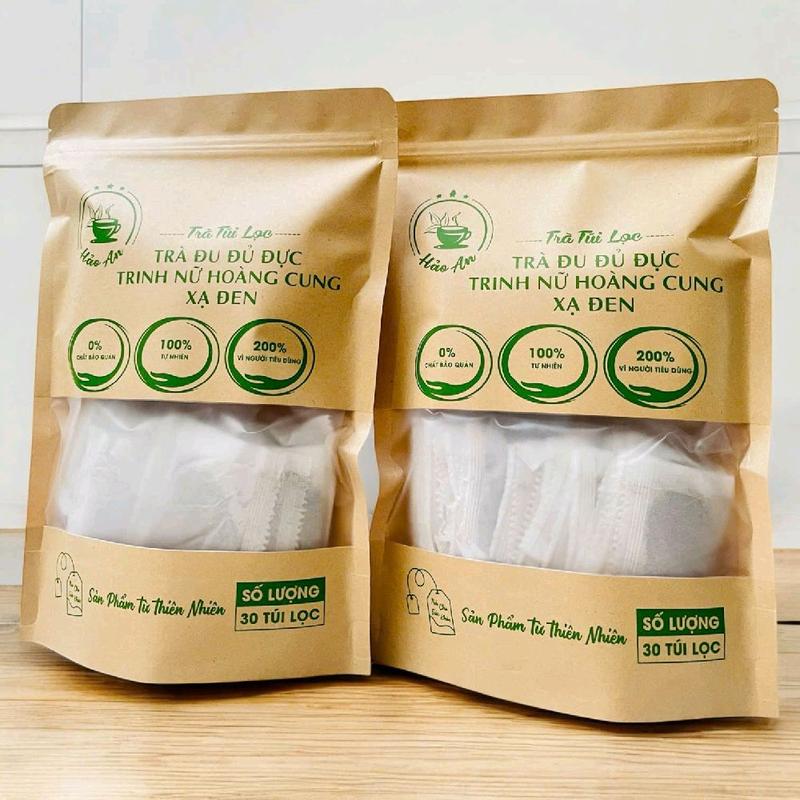 Trà đu đủ đực xạ đen trinh nữ hoàng cung cỏ ngọt (60 túi lọc) thanh ngọt không đắng - Tea