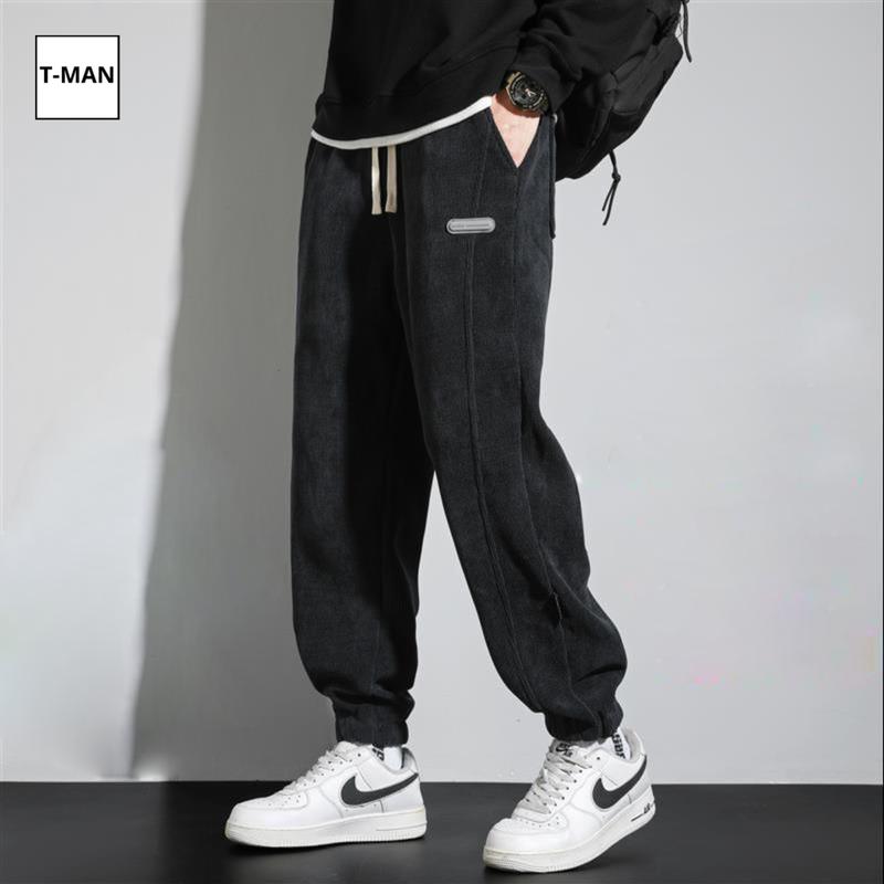 Quần dài Jogger phom rộng bo gấu chất nỉ tăm Unisex dày dặn phong cách Sport hàng loại 1 tôn dáng, bản chun to dây rút cá tính, phom rộng nam nữ đều mặc được thoải mái Gym Tập Thể Dục