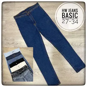 SALSAJEANS - Celana Jeans Pensil Wanita Stretch 2738 Dark Blue  Highwaist Jeans Pencil  HW / PLAINHW