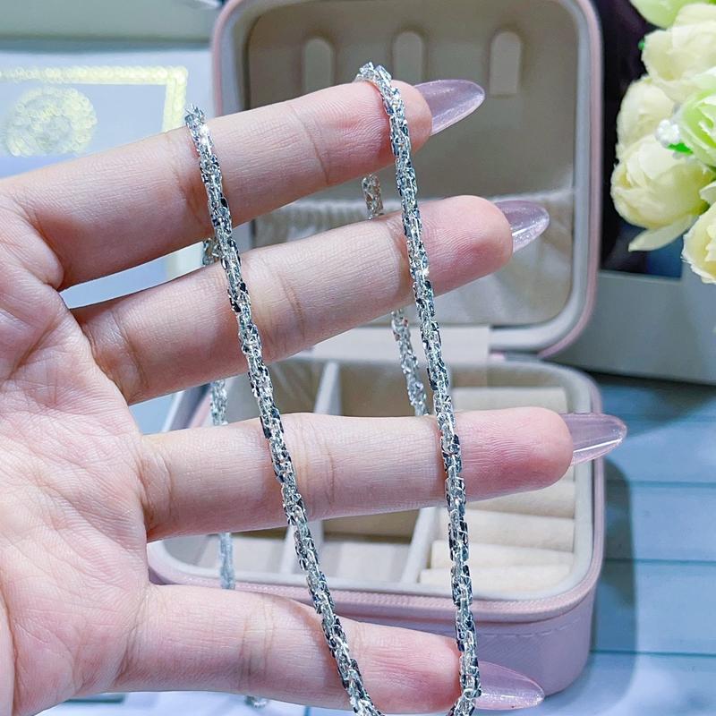 Dây chuyền xoắn vuông 3li Trang Sức