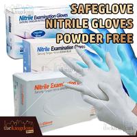 Gambar SafeGlove Nitrile Gloves PF Powder Free Cobalt Ocean 100 Sarung Tangan - Black, Small, Plastik dari The Kingdom Shop Kota Administrasi Jakarta Utara 1 Tokopedia