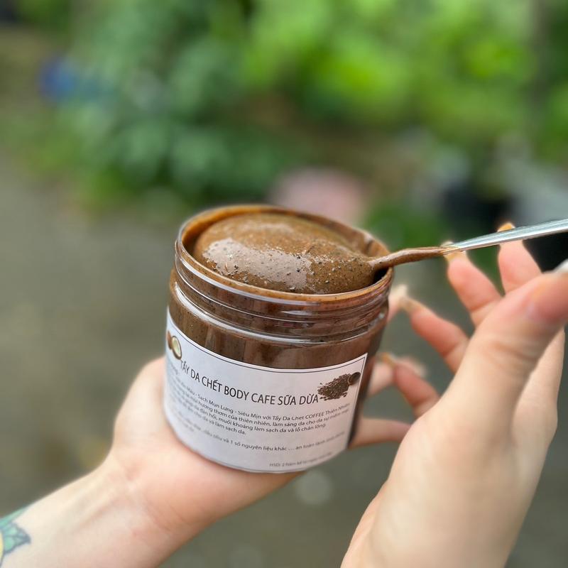 1 HỦ TẨY TẾ BÀO CHẾT CÀ PHÊ 500gram DƯỠNG BODY LÀM SẠCH MỀM MỊN DA