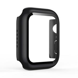 Funda protectora para reloj inteligente, cubierta protectora de cobertura completa, protector de reloj antirrayas compatible con Apple Watch Series