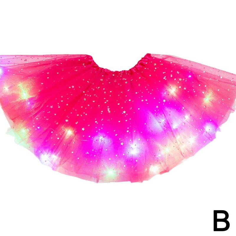 Product Introduction of LED Light Skirt Children's Tutu Skirt Luminous Generator Net Skirt Gauze Skirt Girls 28