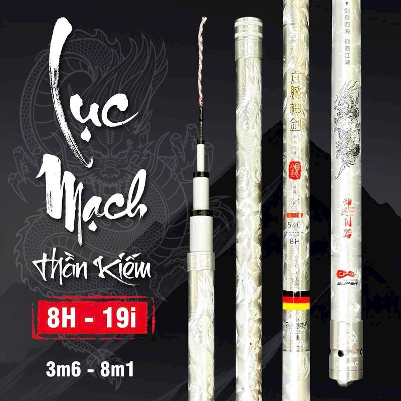 Cần Câu Đơn Lục Mạch Thần Kiếm 8H - Dụng cụ bắt cá - Fishing