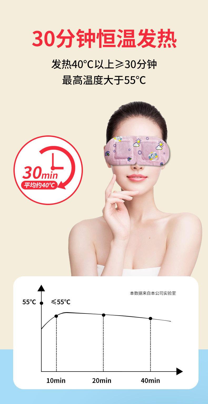 Product Introduction of Steam Eye Mask Heating Steam Eye Pad Disposable Eye Mask Sleep Lavender Steam Eyeshade 4