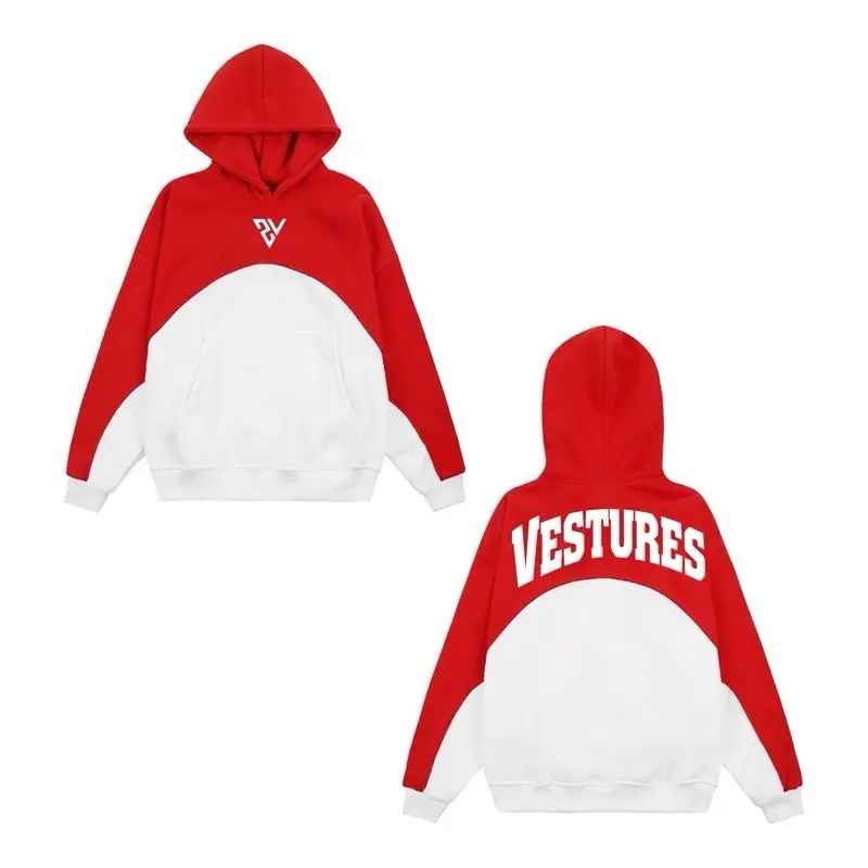 Áo hoodie phối màu dễ mặc, bắt trend cực cuốn, lên phom áo siêu  đẹp, chất vải dày, logo thêu in cực đỉnh