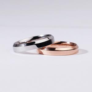 แหวนสแตนเลส, รุ่นความแม่นยำ, ไม่ซีดจาง, แหวนคู่รัก, เครื่องประดับสแตนเลส