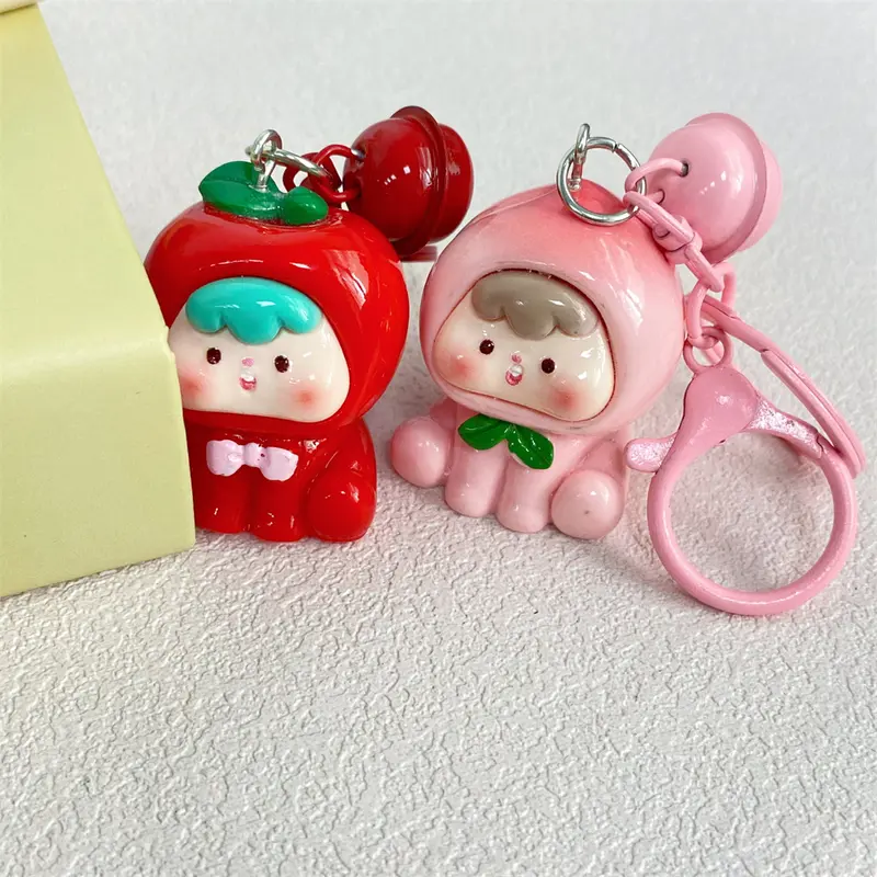 Hình Trái Cây Móc Khóa Thiết Kế Hoạ Móc Khoá t Hình Cho Bé Gái Học Sinh Túi Phụ Kiện Đồ Trang Trí Tuyệt Vời Như Quà Tặng Women 5