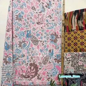 TERLARIS!!! KAIN BATIK LAWEYAN SOLO TIGA NEGERI PUTIH KATUN PRINT K83