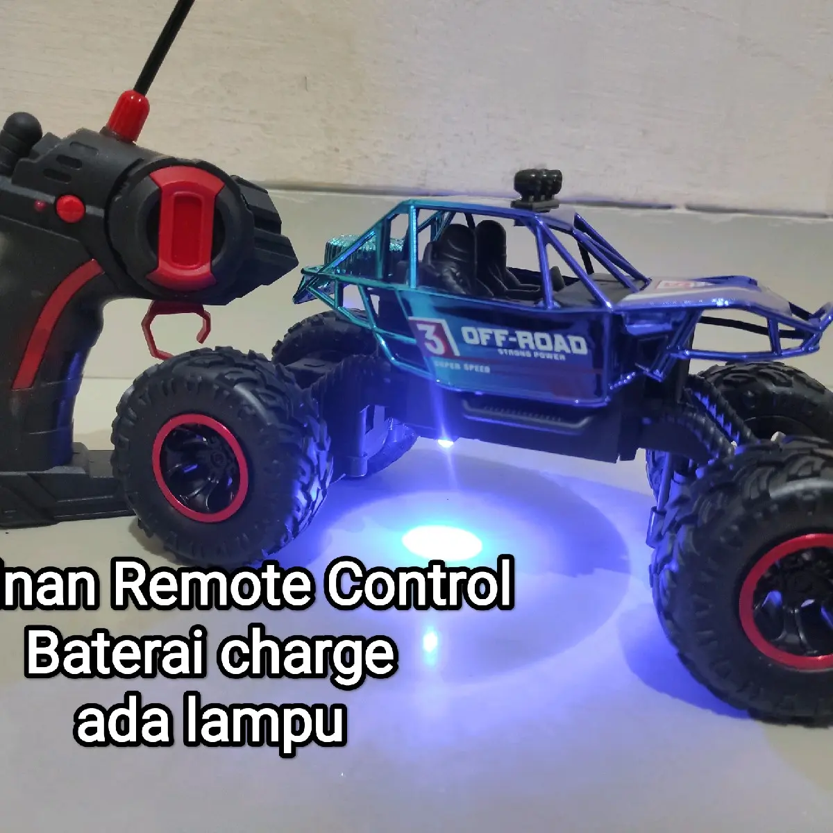 Mainan Remote control baterai charge ada lampu 1:20 metallico Mhz