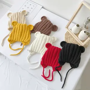 Topi Kupluk Bayi Rajut Tali Halus Lucu dan Murah