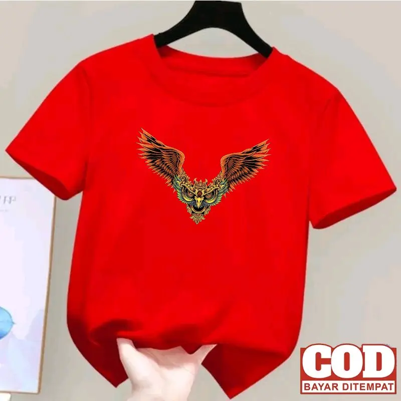 Baju kaos anak cowok-cewek owl batik | kaos unisex owl batik | kaos murah 5