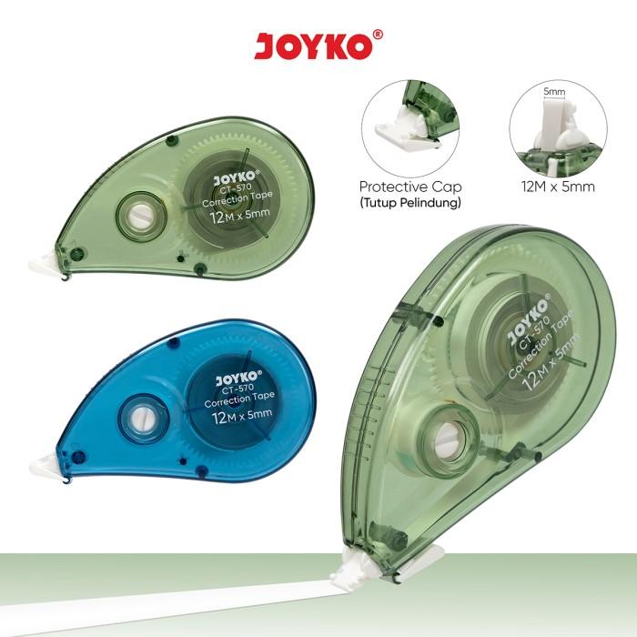 Gambar Pita Koreksi Correction Tape Joyko CT-570 12M x 5mm - CT-570 12M x 5mm dari Joyko Indonesia Kota Administrasi Jakarta Utara Tokopedia