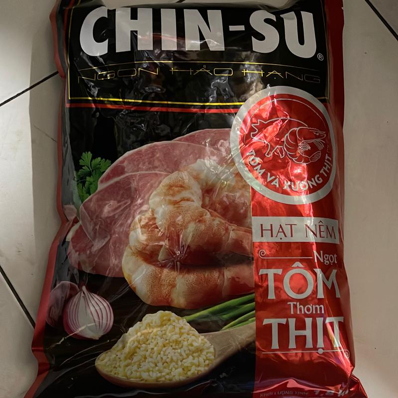 Một túi Hạt nêm Tôm Thịt CHIN SU túi 1,8 kg - Gia vị Tuyệt Vời - Bột