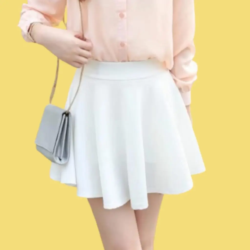 Rok Korean Style Rok Olahraga Sport Rok Senam Aerobic Rok Olahraga Gym Wanita Senam Volly Tennis Skirt