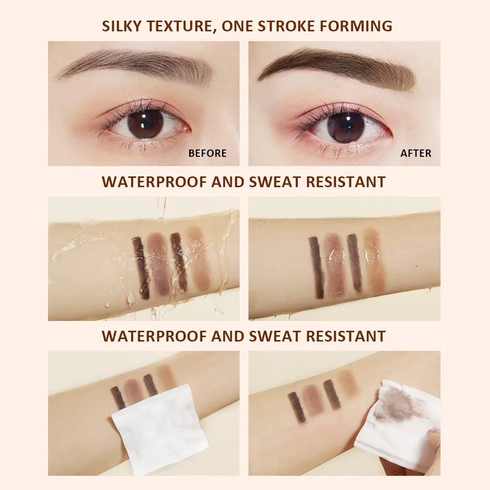 Gel Alis Double Layer 3D Eyebrow Powder- [BPOM] - SANIYE
