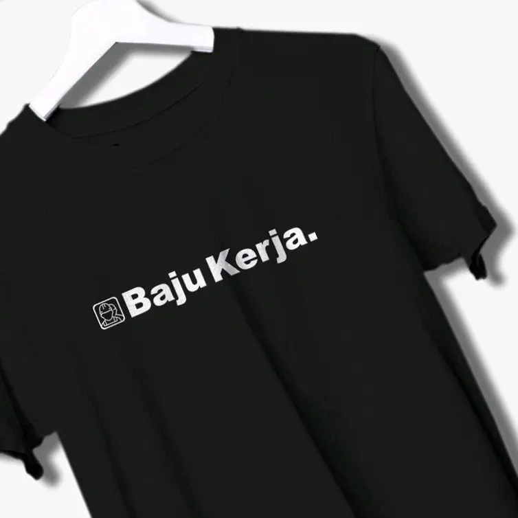 Baju Kaos Tshirt Distro Kaos BAJU KERJA Lariss Combed Kain Katun Santai