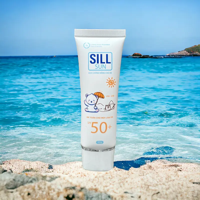 Kem chống nắng cho bé Sill Sun kids 50+ an toàn cho trẻ sơ sinh & em bé da nhạy cảm 8