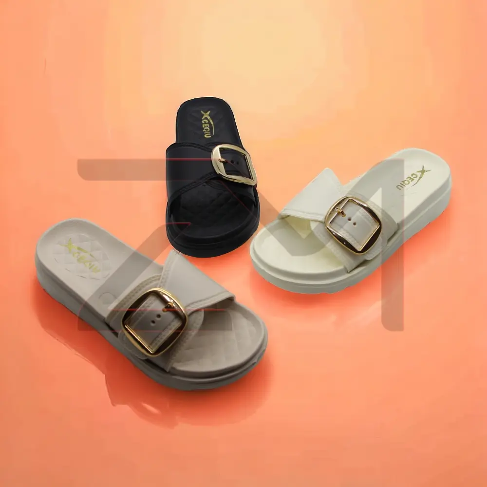 EH-58 | Sandal Wanita Selop Motif Terbaru | Slip On Wanita Modern Modis dan Viral | Gesper bisa di Setting Ukurannya