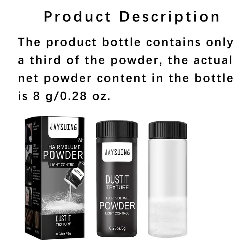 Hair Volumizing Powder, Light Control Hair Fluffy Powder, Hair Volume Powder, Hair Styling & Haircare Spray for Men & Women Hair Care 7