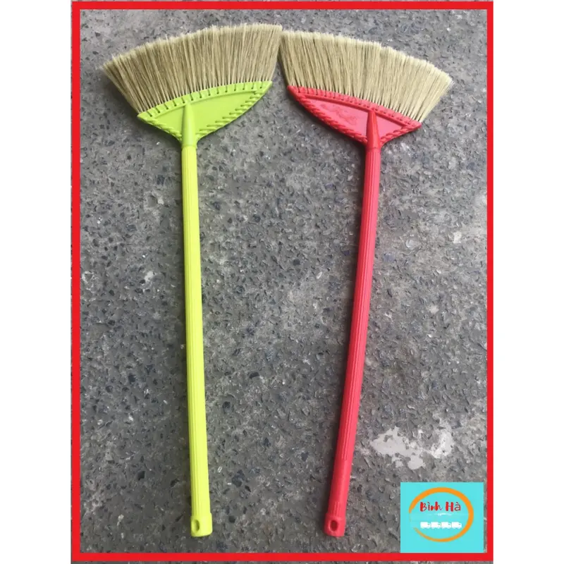 Combo 2 Chổi Nhựa Siêu Bền Đệp Không Thấm Nước Quét Nhà Sân Vườn Tiện Lợi chổi  bông 1
