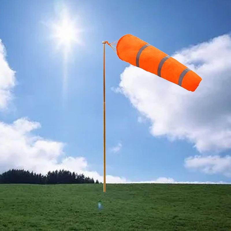 Product Introduction of 60cm Windsock Outdoor Wind Direction Measurement Reflective Belt Rip-stop Weather Vane for Airport Aviation Garden Farm 11